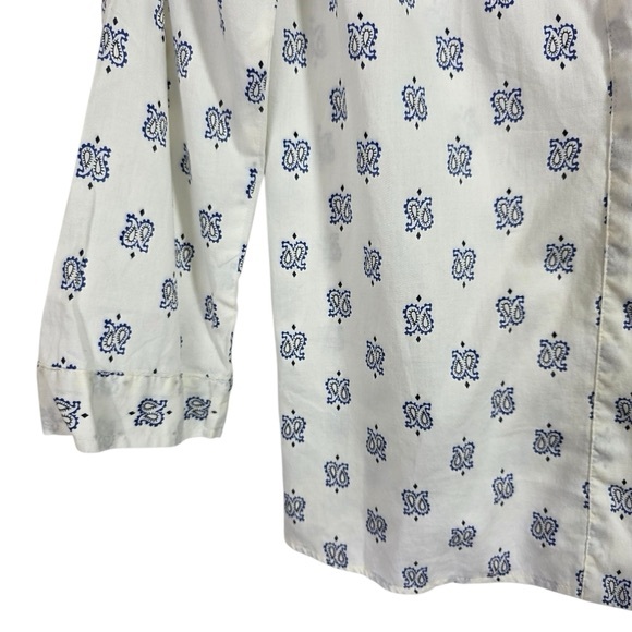 Xirena paisley print Wrap long sleeves Top - Picture 7 of 15